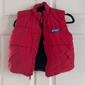 Bugle boy sport vintage red/blue vest boys‎ size large